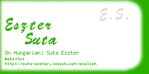 eszter suta business card